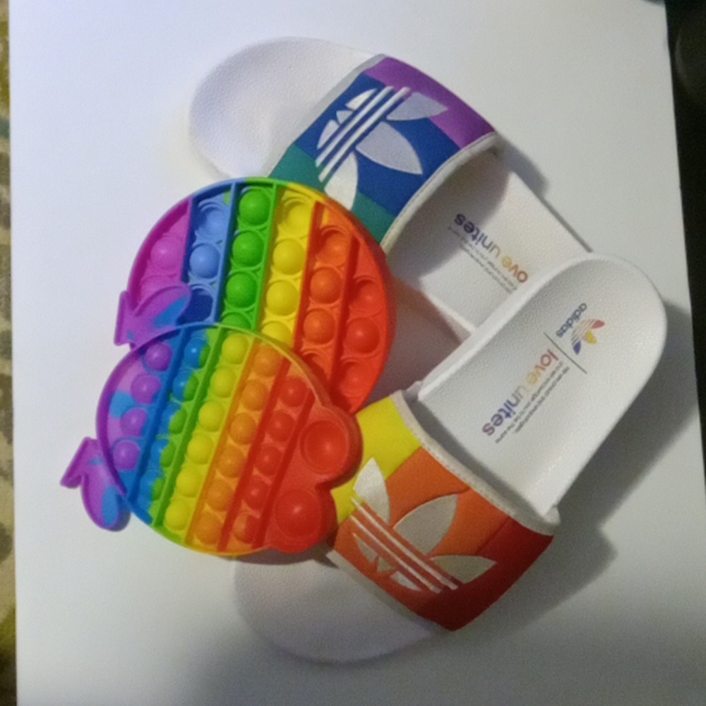 Adidas Pride Slides , Pop Its